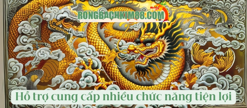 Hỗ trợ cung cấp nhiều chức năng tiện lợi