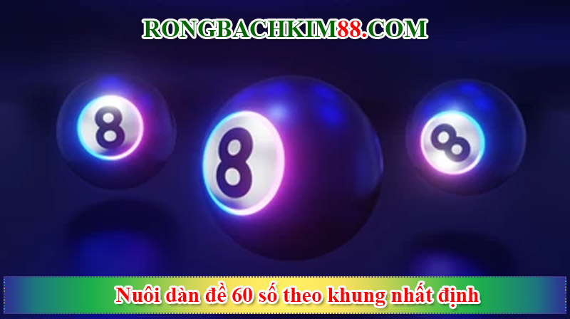 Nuôi dàn đề 60 số theo khung nhất định