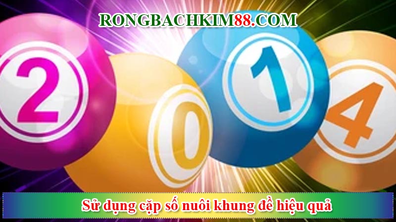 Sử dụng cặp số nuôi khung đề hiệu quả