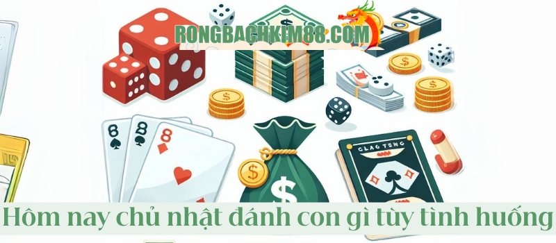 Hôm nay chủ nhật đánh con gì tùy từng tình huống