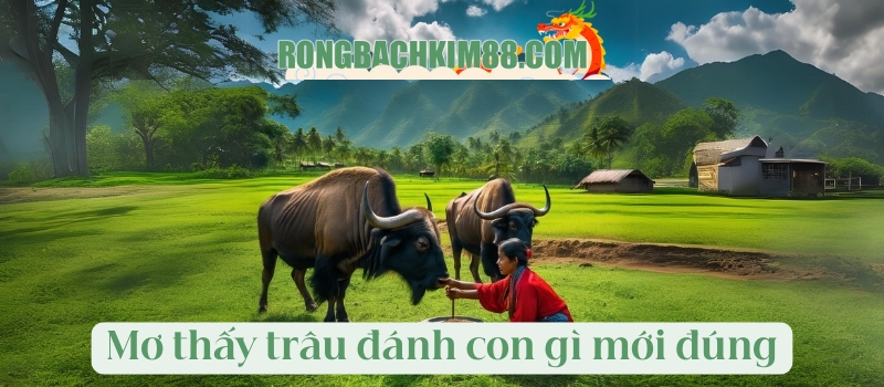 Mơ thấy trâu đánh con gì mới đúng